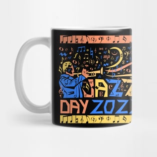 Funny Jazz Day 2022 Trumpet Player Mug